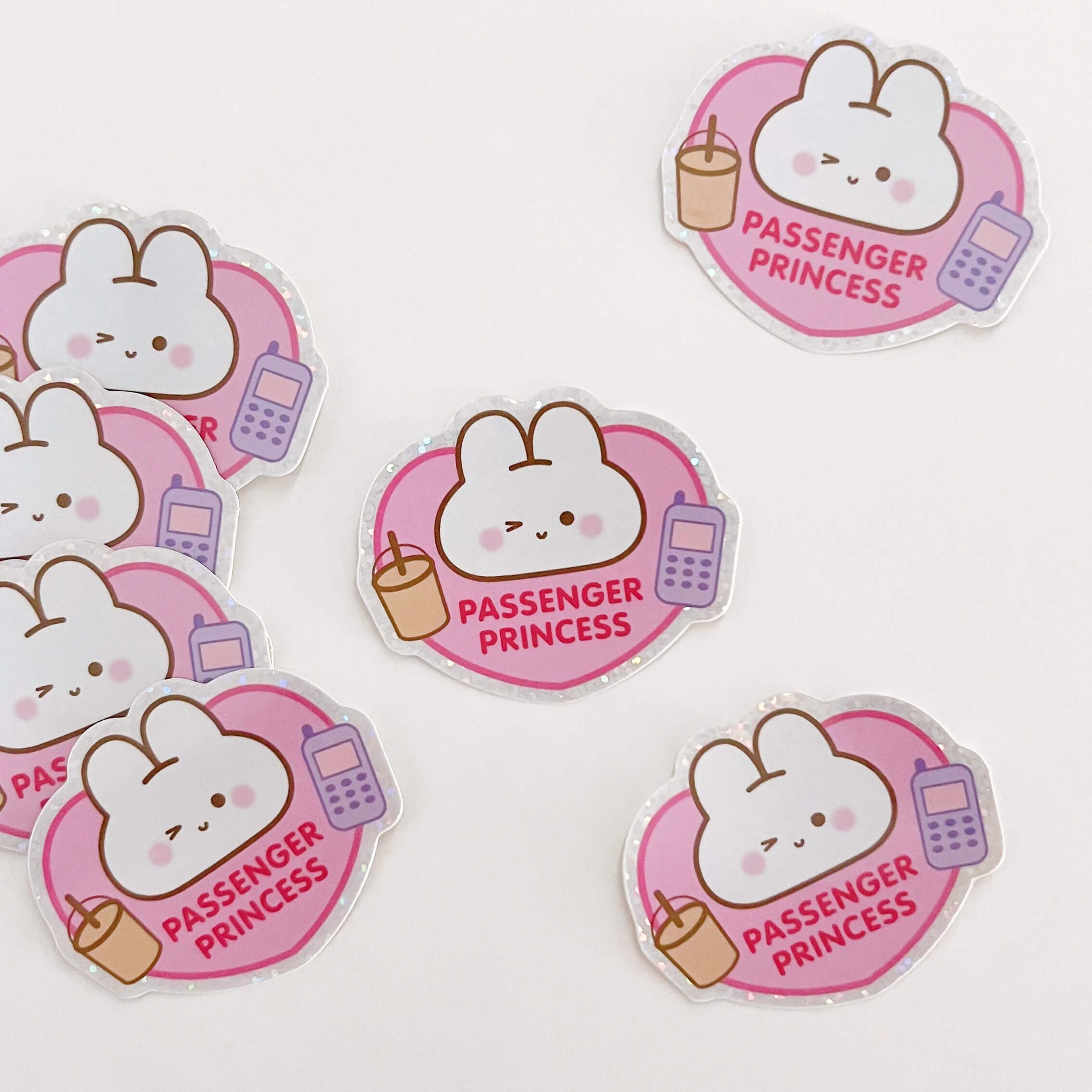 Passenger Princess Sparkly Sticker