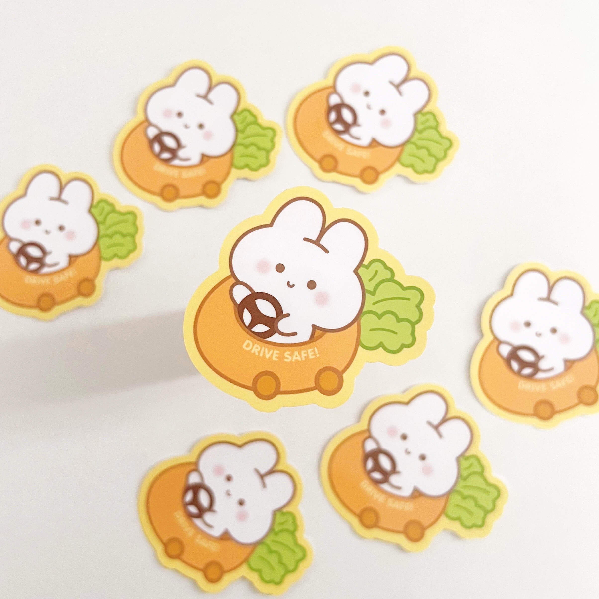 Drive Safe! Carrot Mobile Sticker