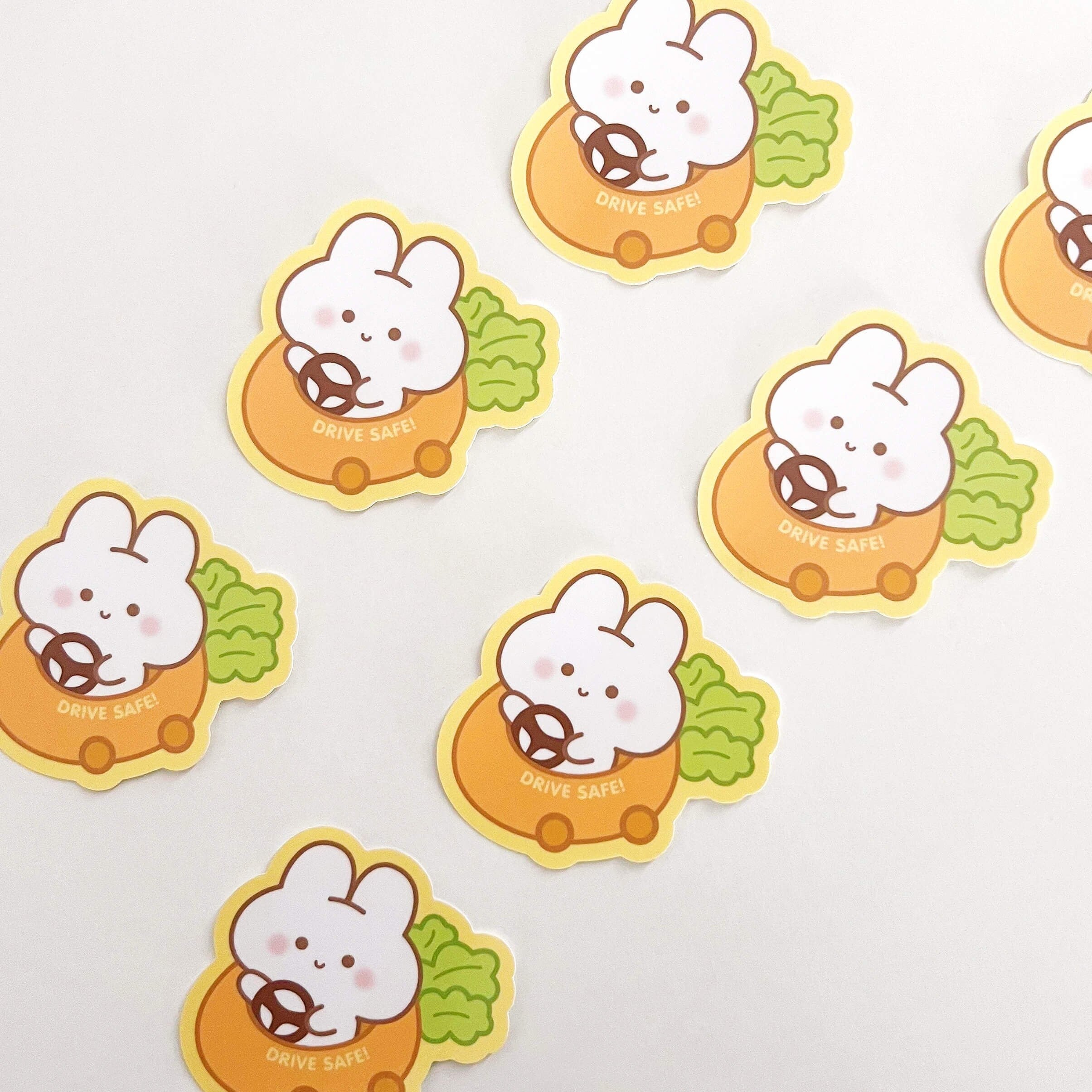 Drive Safe! Carrot Mobile Sticker