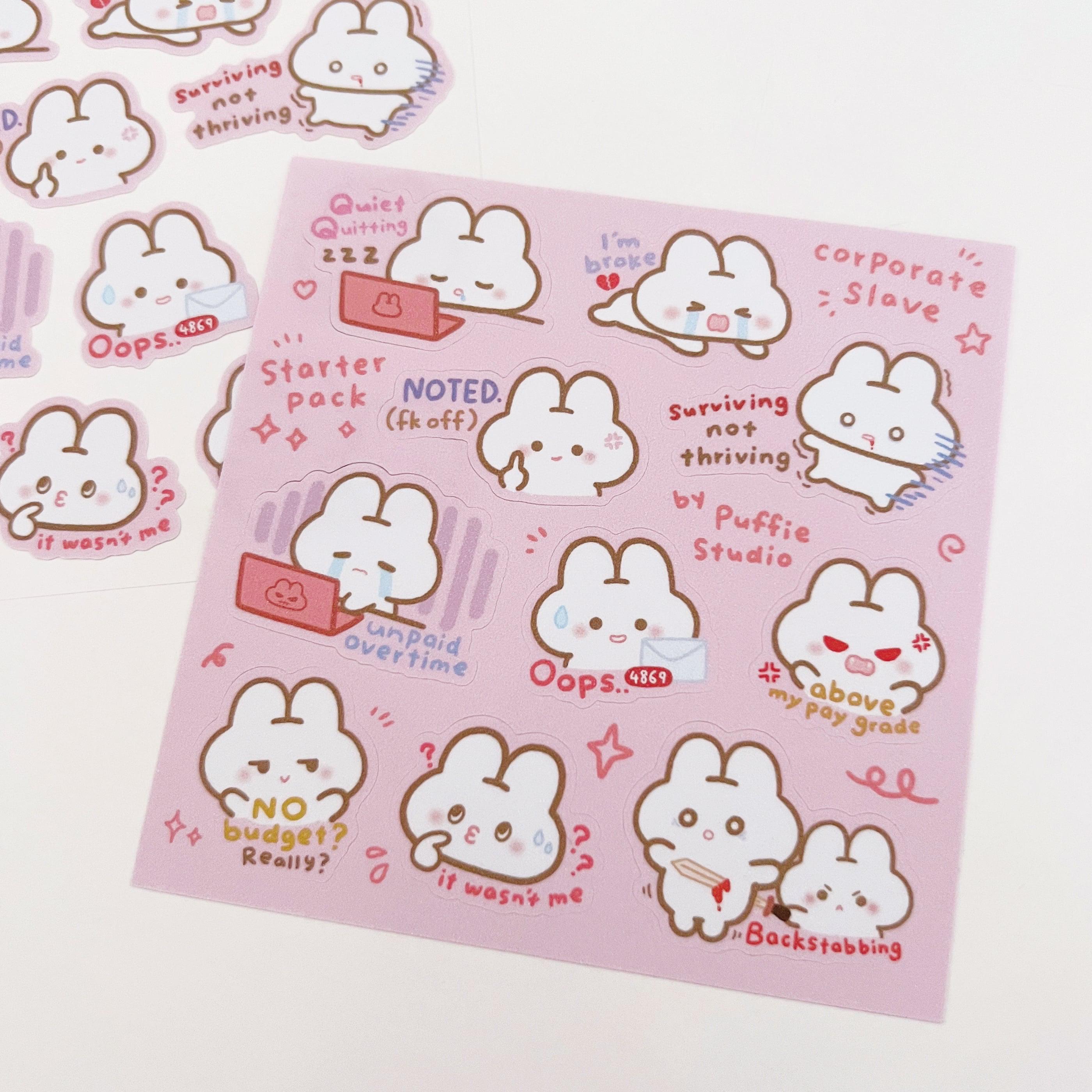 Corporate Slave [Starter Pack] Sticker Sheet