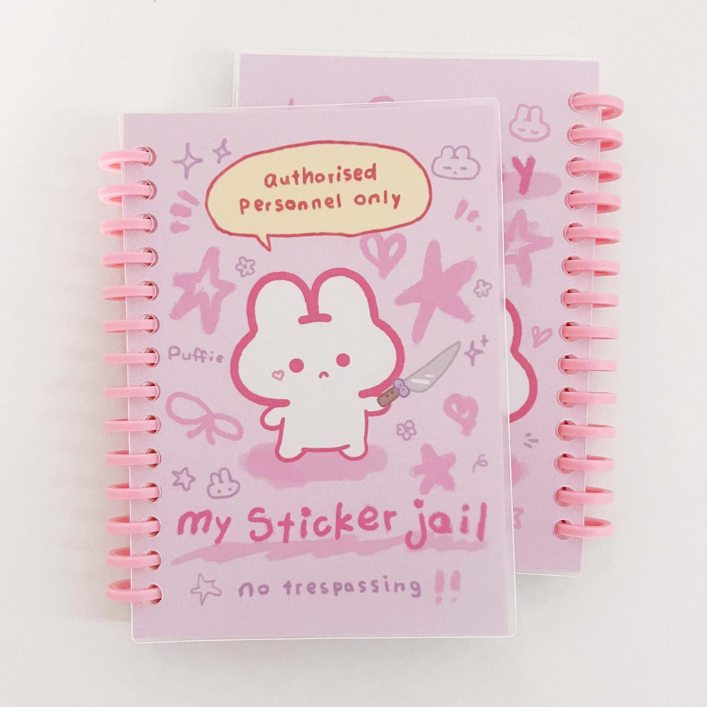 B-Grade! Sticker Jail Reusable Sticker Collection Book