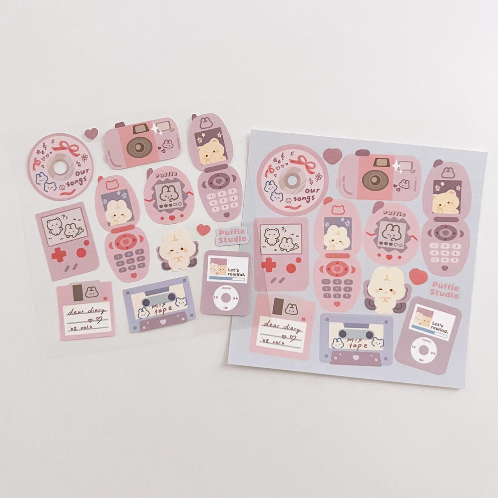 Retro Y2K Sticker Sheet