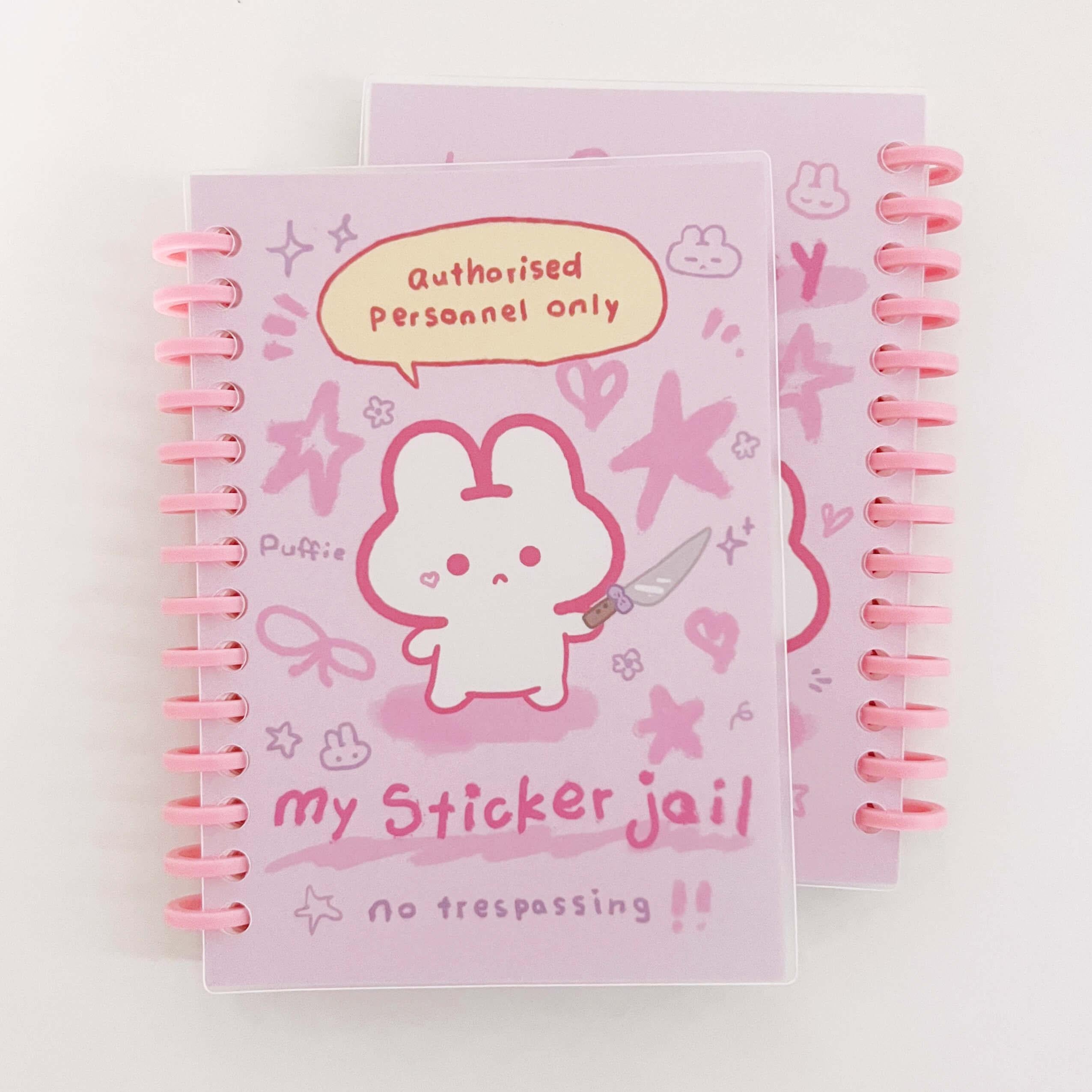 Sticker Jail Reusable Sticker Collection Book