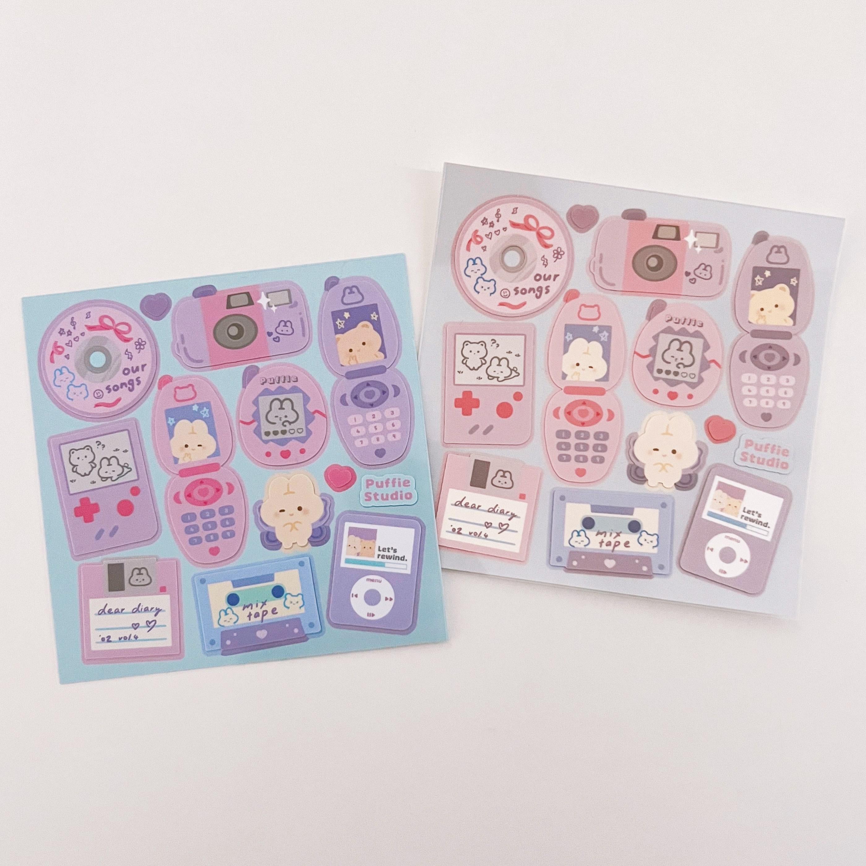 Retro Y2K Sticker Sheet