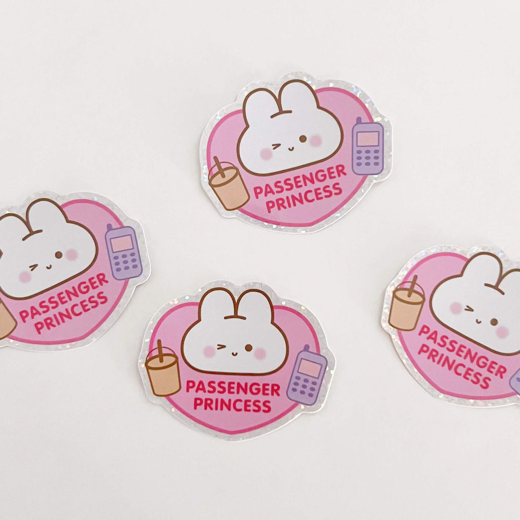 Passenger Princess Sparkly Sticker